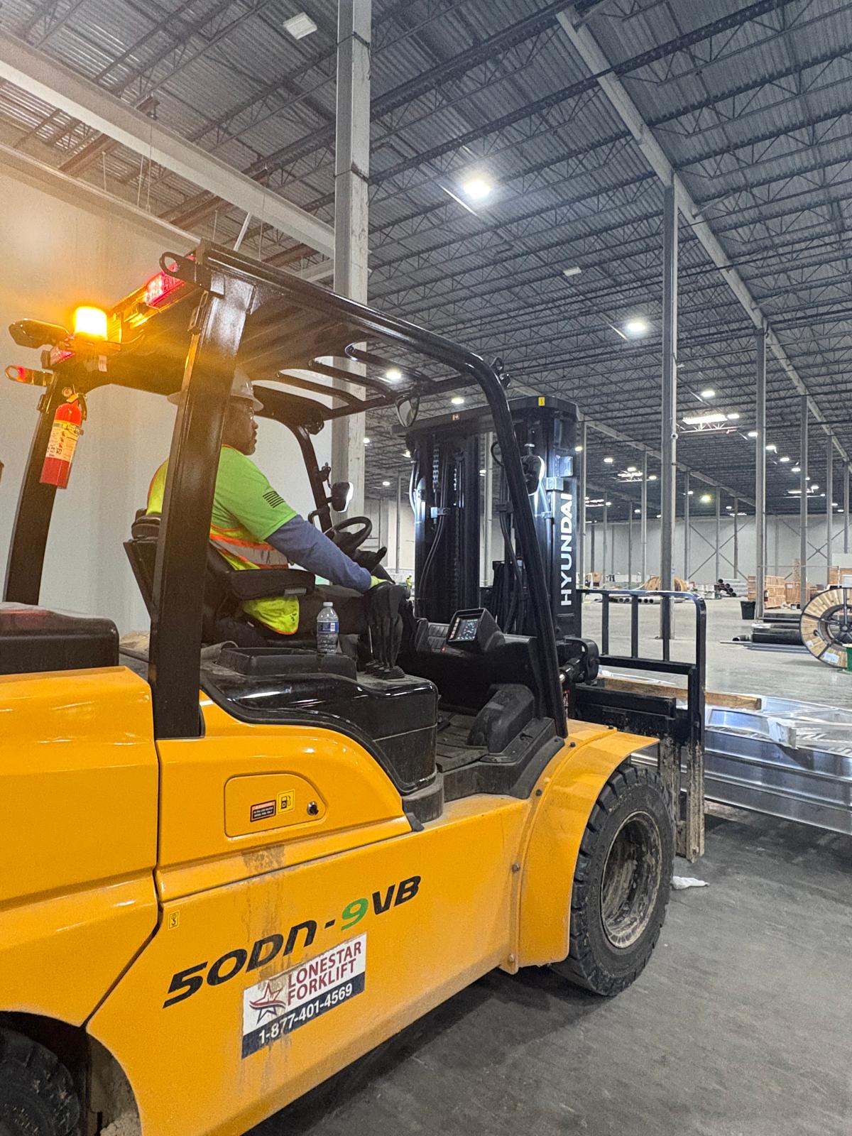 Forklift and warehouse operations